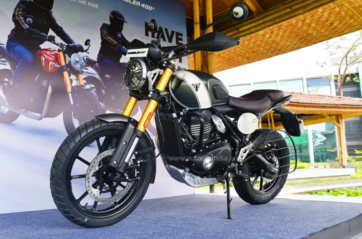Triumph Scrambler 400 X price, features, India launch details.