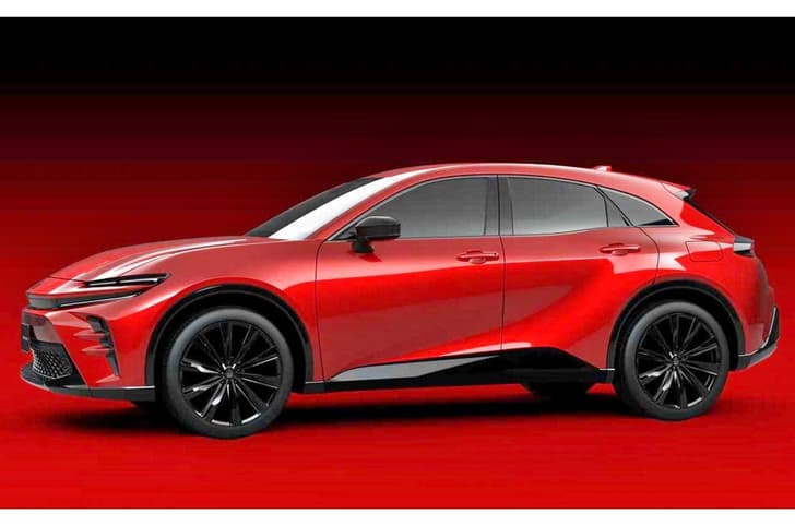 Toyota Crown Sport side profile Toyota Crown Sport side profile