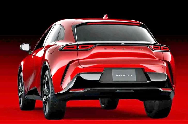 Toyota Crown Sport rear quarter Toyota Crown Sport rear quarter