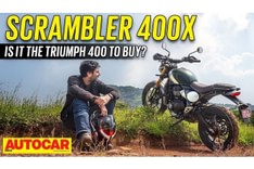 Triumph Scrambler 400 X video review