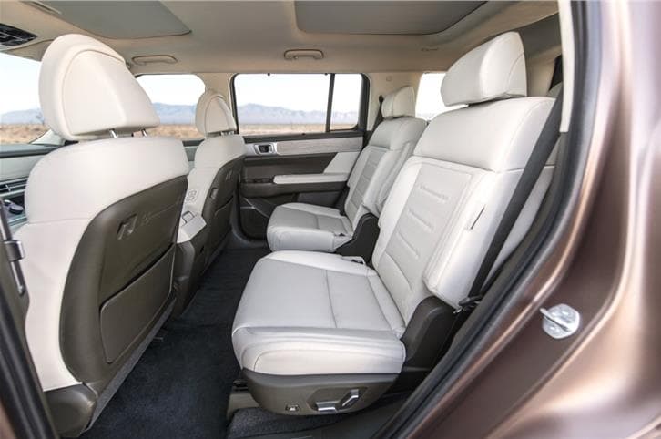 Hyundai Santa Fe rear seat