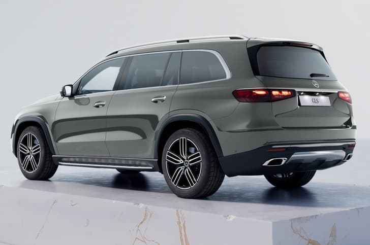 2024 Mercedes GLS rear 2024 Mercedes GLS rear