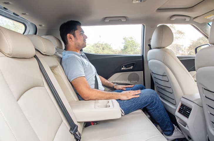Mahindra XUV400 EV back seats