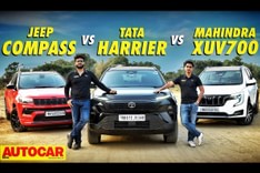 Tata Harrier vs Jeep Compass vs Mahindra XUV700 comparison video