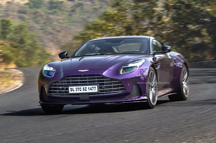 Aston Martin DB12 front action Aston Martin DB12 front action