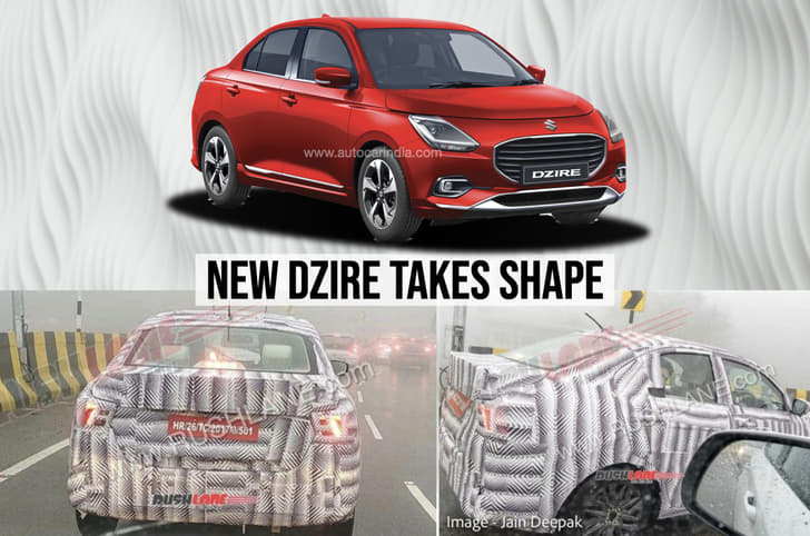 2024 Maruti Dzire spied