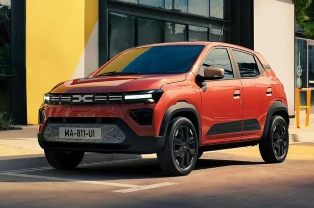 Updated Dacia Spring revealed, based on the Kwid EV