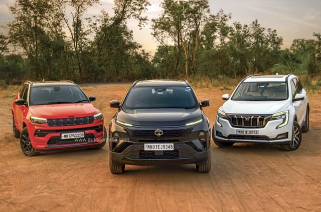 Tata Harrier vs Mahindra XUV700 vs Jeep Compass compariso...