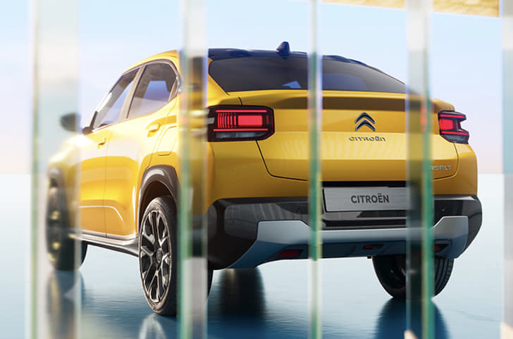 Citroen Basalt rear quarter 