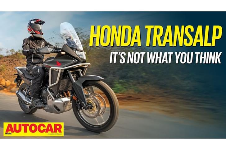 Honda Transalp 750 video review 