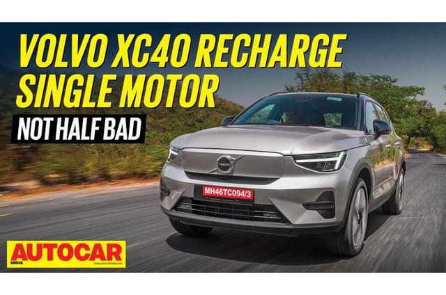 Volvo XC40 Recharge single motor video review