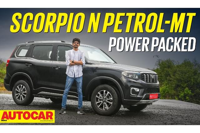 Mahindra Scorpio N petrol MT video review