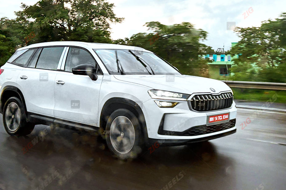 Next-gen Skoda Kodiaq spied in India ahead of launch