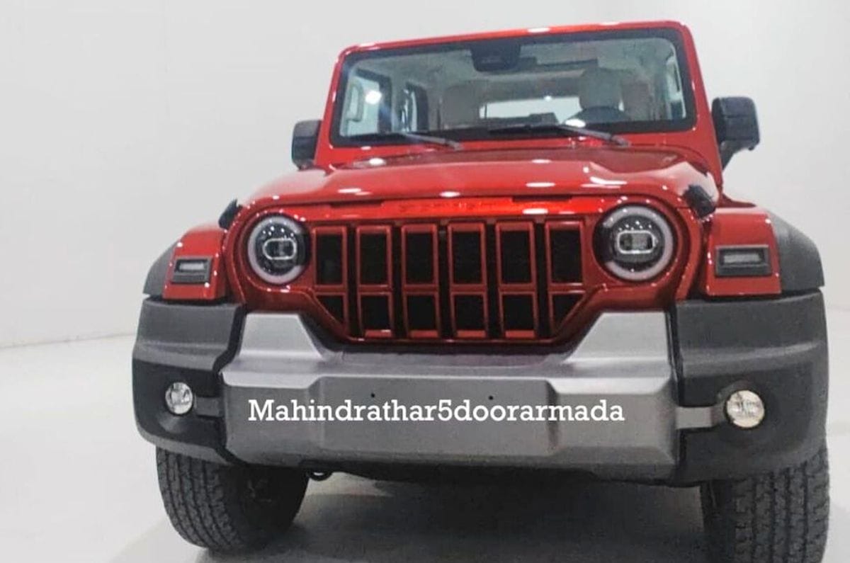 Mahindra Thar 5 door leaked ahead of launch
