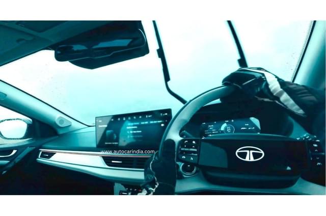 Tata Curvv EV interior revealed