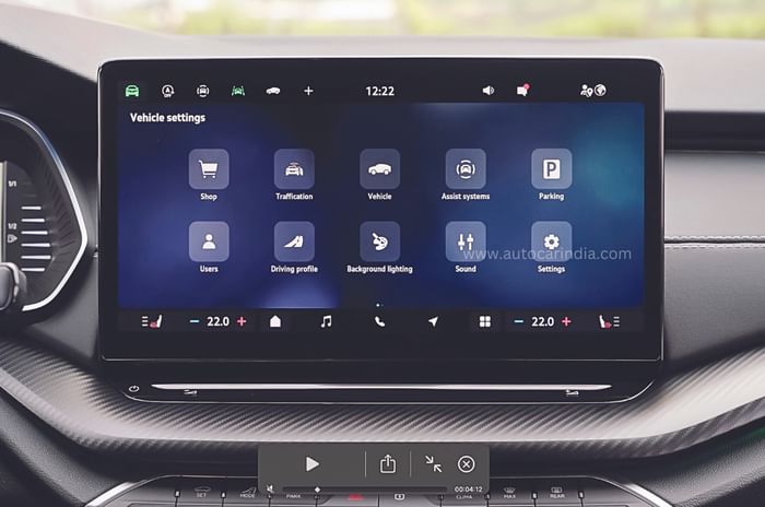 Skoda Octavia facelift review: Czech magnate Skoda Octavia car touchscreen