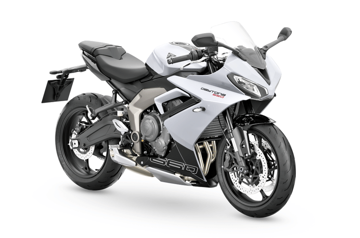 Triumph Daytona 660 Snowdonia White Triumph Daytona 660 Snowdonia White