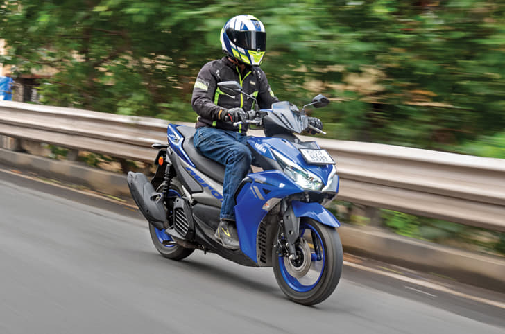 Yamaha Aerox Version S, review, price, comfort, key fob