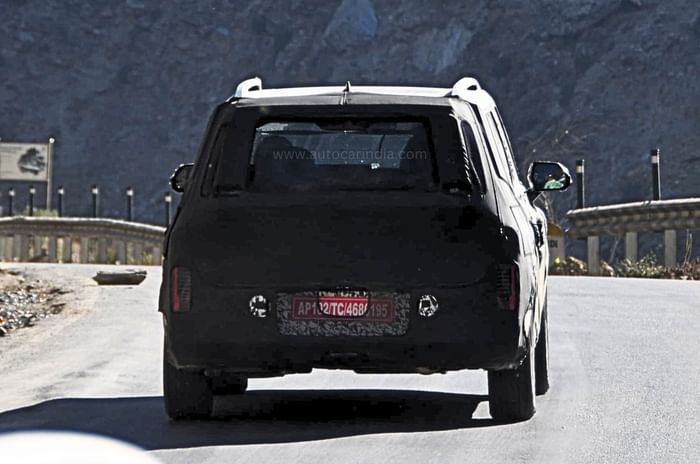 Kia Syros, Syros rear spied testing