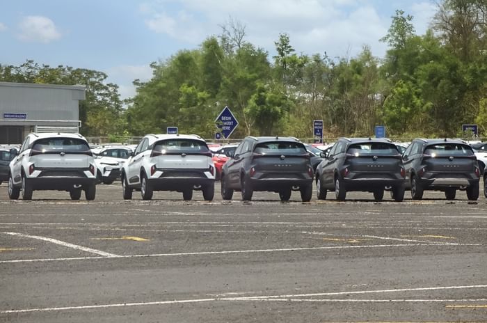 Tata Nexon stockyard