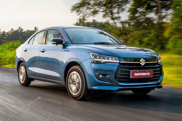 Maruti Dzire exterior view