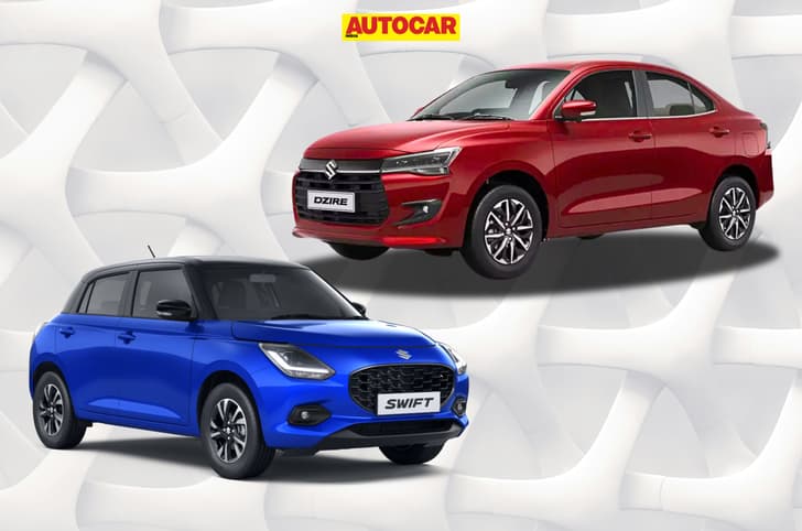 New Dzire vs Swift New Dzire vs Swift
