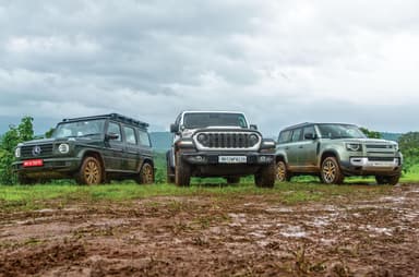 Land Rover Defender vs Mercedes G Class vs Jeep Wranger comparison