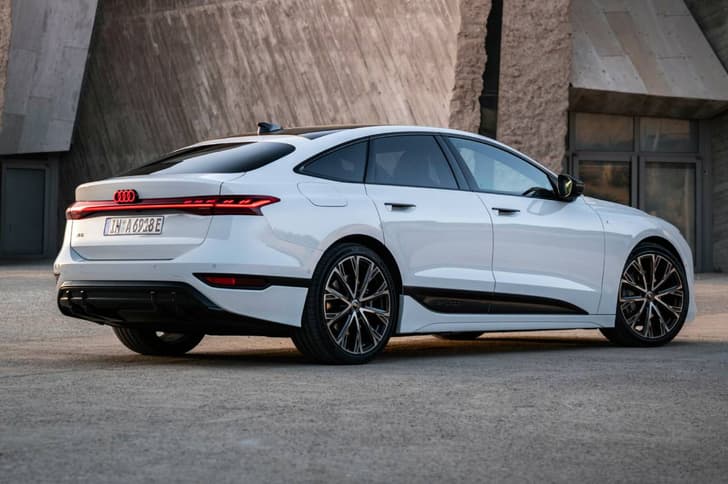 Audi A6 e-tron Sportback rear quarter 