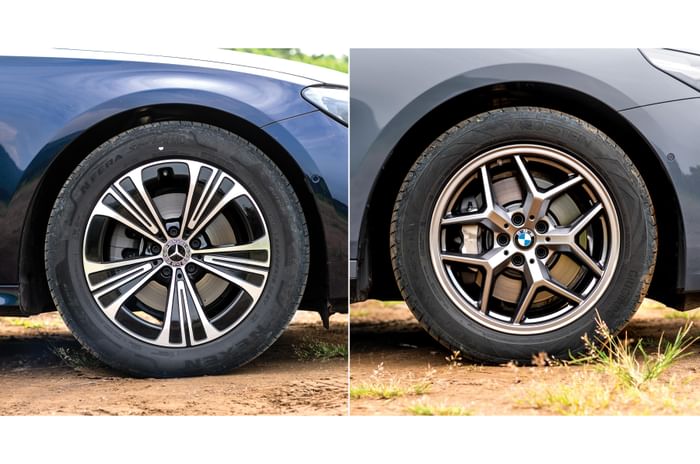 Mercedes E-Class vs BMW 5 Series alloy wheels Mercedes E-Class vs BMW 5 Series alloy wheels