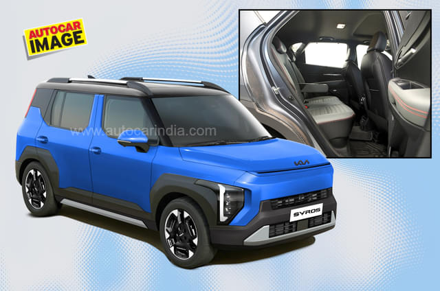 Kia Syros to get reclining rear seats