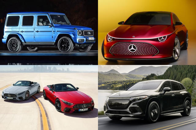 Mercedes G 580, CLA concept, EQS SUV Night Series to be s...