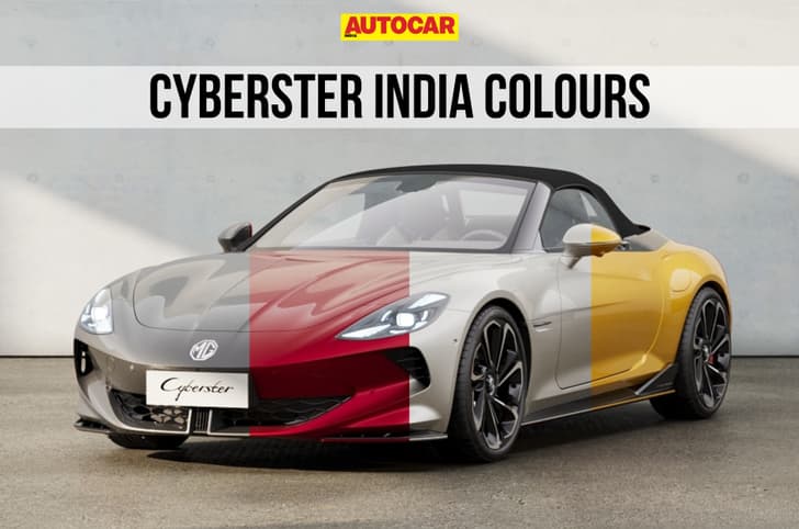 MG Cyberster colours revealed ahead of January launch
