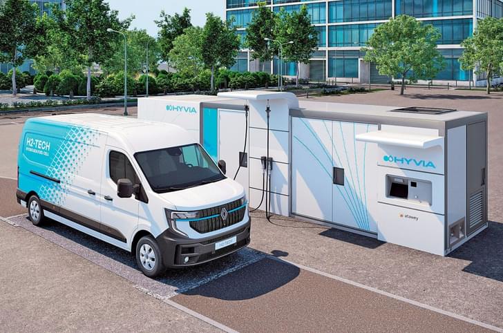 Renault Master H2-Tech Prototype FCEV hydrogen refuelling