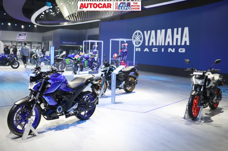 Yamaha FZ-S Hybrid revealed at Auto Expo 2025
