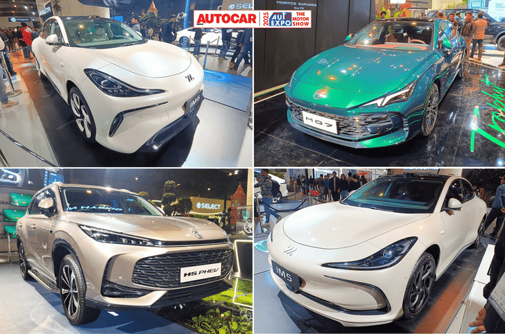 MG ZS HEV, MG 7 Trophy, IM 5 and IM 6 showcased at Auto Expo 2025