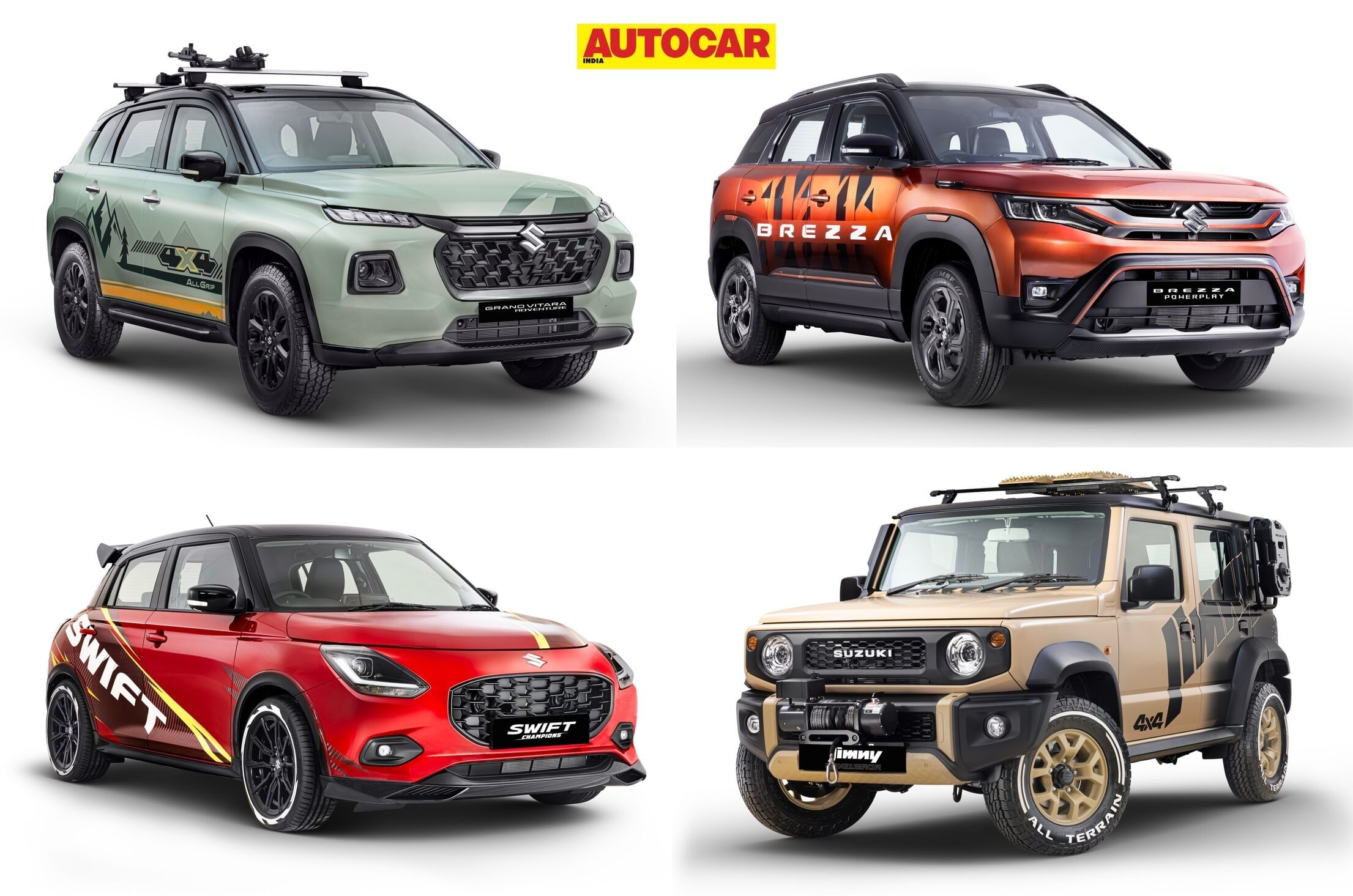 Maruti Grand Vitara, Fronx, Swift special editions showca...