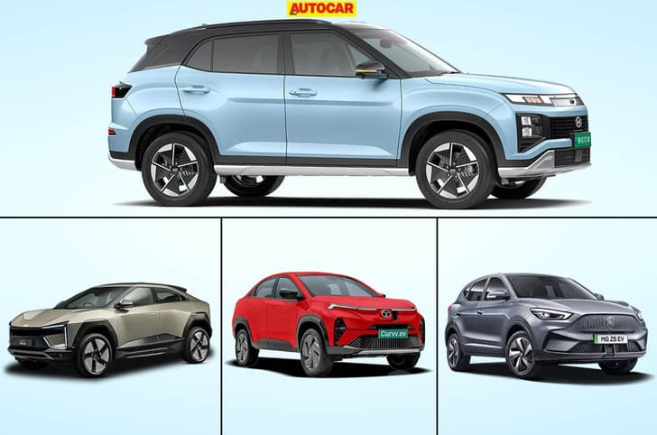 Hyundai Creta Electric vs Tata Curvv vs Mahindra BE 6 vs MG ZS EV