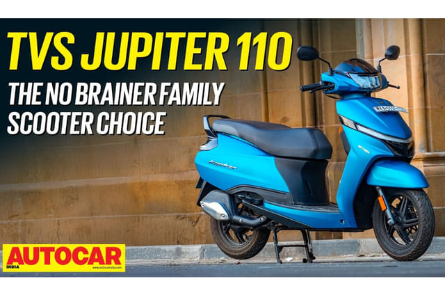 TVS Jupiter 110 road test video review