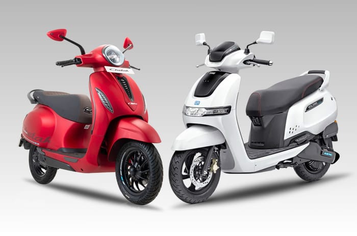 Bajaj Chetak and TVS iQube sales, scooter sales in India | Autocar India