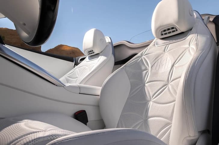 mercedes maybach sl 680 roadster seats