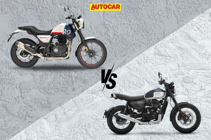Royal Enfield Scram 440 vs Yezdi Scrambler Royal Enfield Scram 440 vs Yezdi Scrambler
