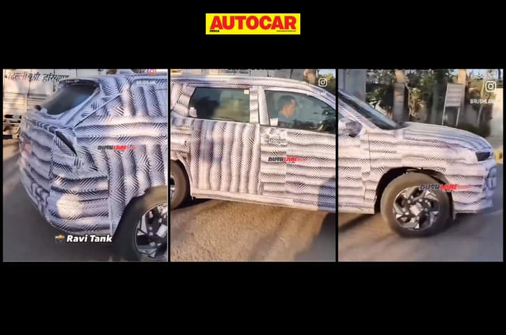 maruti suzuki grand vitara three row SUV test mule spy shot maruti suzuki grand vitara three row SUV test mule spy shot