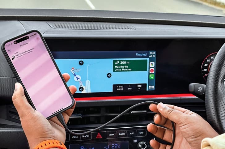 Hyundai Creta N Line wired Apple CarPlay