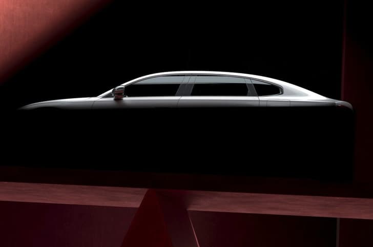 volvo es90 electric sedan teaser image volvo es90 electric sedan details features battery
