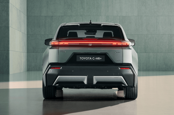 Toyota C-HR+ EV rear profile