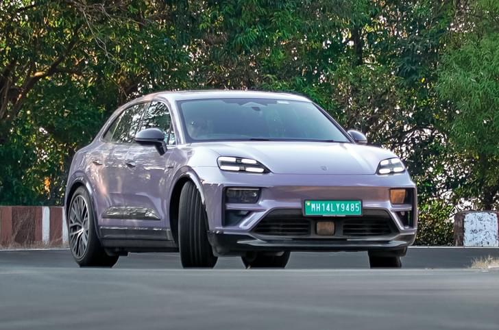 Porsche Macan EV front quarter