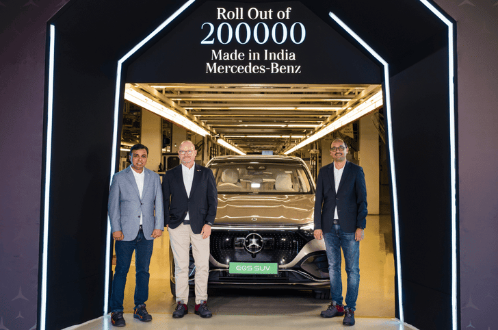 Mercedes EQS SUV is brand's 2,00,000th made-in-India model