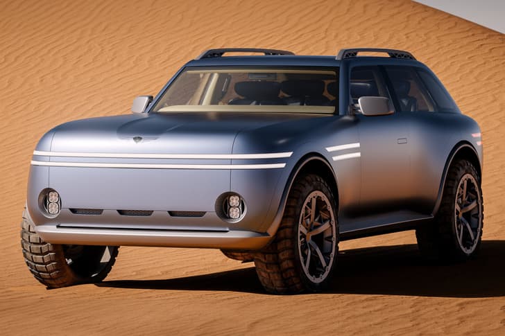 genesis x gran equator concept front three quarter static