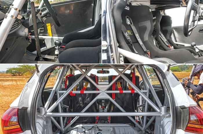 Driving the Hyundai i20 N Line rally race car