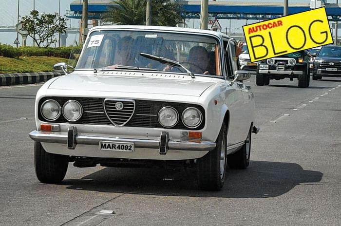 Alfa Romeo Mumbai classic car rally 2025